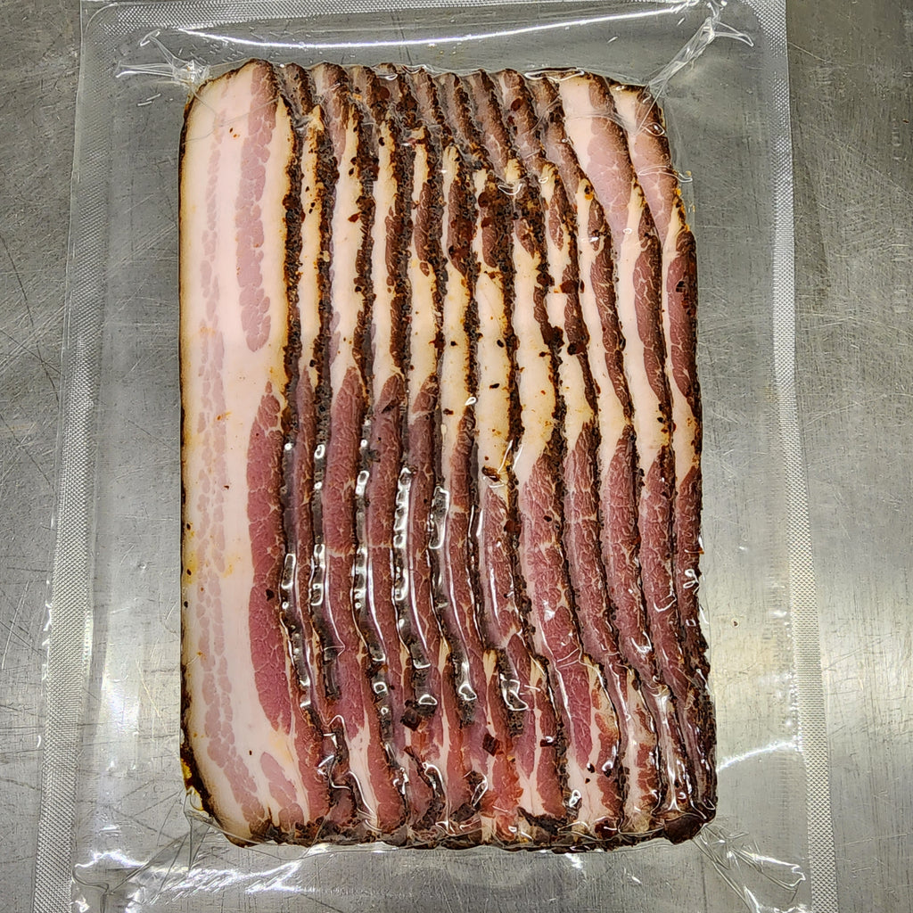 The Perfect Morning Combo: Creswick Farms Coffee/Ancho Chile Bacon!