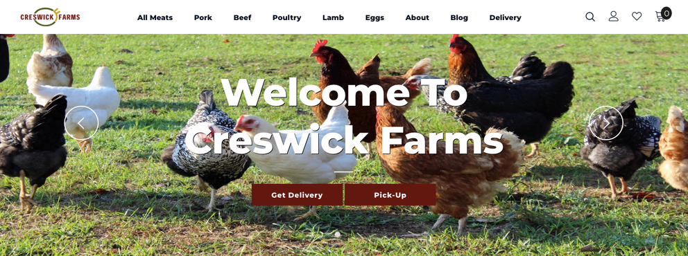 Welcome to the New Creswickfarms.com!