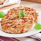 Creswick Farm's Chicken Patties Displayed On A Plate